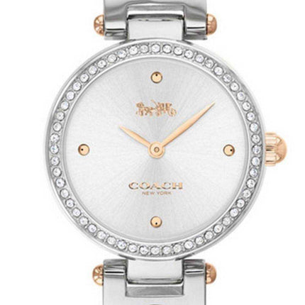 Coach Park Crystal Accenti Quadrante Argento Quarzo 14503286 Orologio da donna