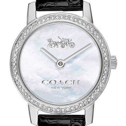 Orologio da donna Coach Audrey quadrante in madreperla con cinturino in pelle al quarzo 14503361