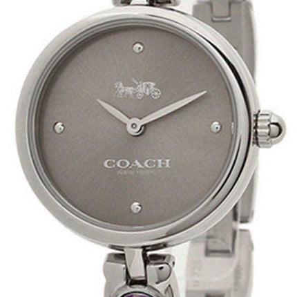 Orologio da donna al quarzo in acciaio inossidabile con quadrante grigio Coach Park 14503444
