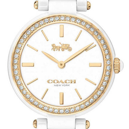 Coach Park Crystal Accenti Orologio da donna al quarzo in ceramica 14503451