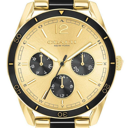 Orologio da donna al quarzo in acciaio inossidabile bicolore Coach Preston 14503468