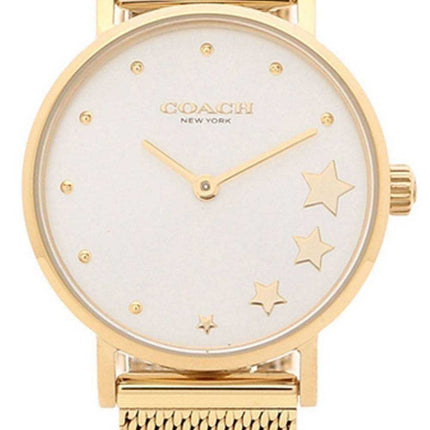 Orologio da donna Coach Perry quadrante argento tono oro in acciaio inossidabile al quarzo 14503521