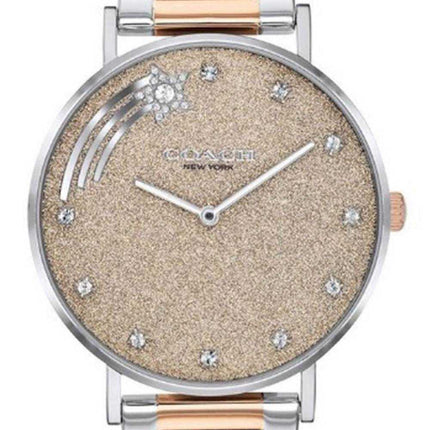 Orologio da donna Coach Perry quadrante marrone bicolore in acciaio inossidabile al quarzo 14503522