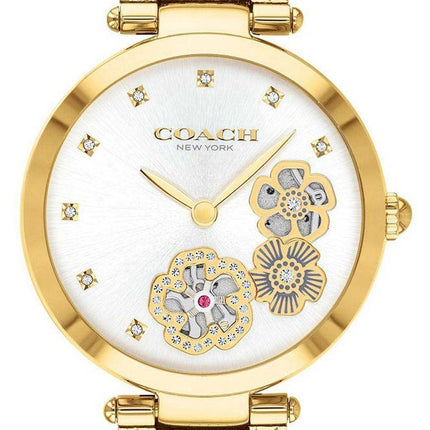 Orologio da donna Coach Park Open Heart tono oro in acciaio inossidabile al quarzo 14503568