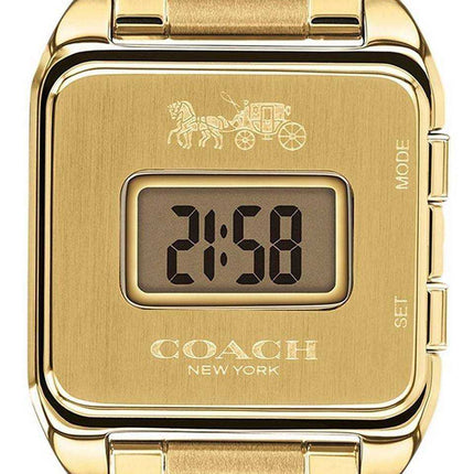 Orologio da donna al quarzo in acciaio inossidabile Coach Darcy tono oro 14503591