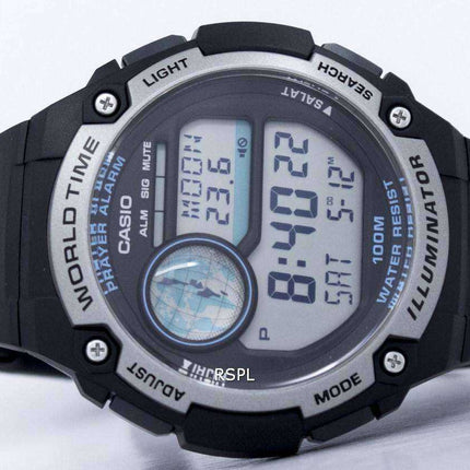 Casio Youth Illuminator World Time Digital CPA-100-1AV CPA100-1AV Orologio da uomo