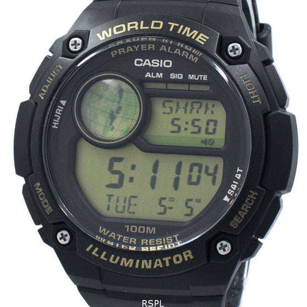 Casio Illuminator World Time Prayer Alarm Digital CPA-100-9A CPA100-9A Orologio da uomo