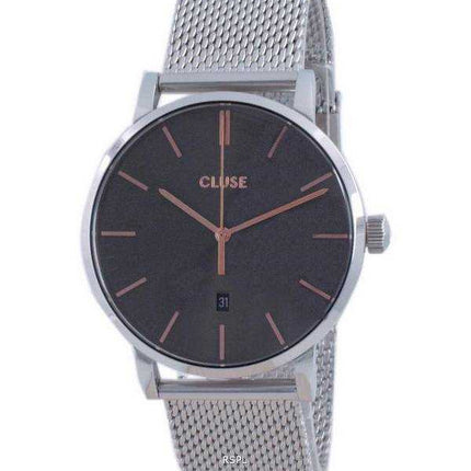 Orologio da donna Cluse Aravis quadrante grigio in acciaio inossidabile al quarzo CW0101501003