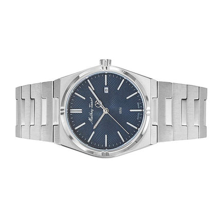 Orologio da donna Mathey-Tissot Zeus in acciaio inossidabile con quadrante blu al quarzo D118ABU