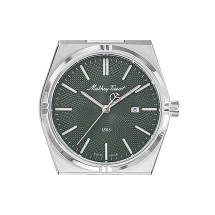 Orologio da donna Mathey-Tissot Zeus in acciaio inossidabile con quadrante verde al quarzo D118AV
