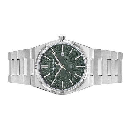 Orologio da donna Mathey-Tissot Zeus in acciaio inossidabile con quadrante verde al quarzo D118AV