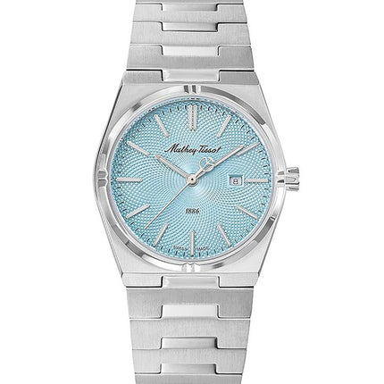 Orologio da donna Mathey-Tissot Zeus in acciaio inossidabile con quadrante blu al quarzo D118SK
