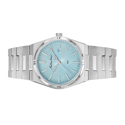Orologio da donna Mathey-Tissot Zeus in acciaio inossidabile con quadrante blu al quarzo D118SK