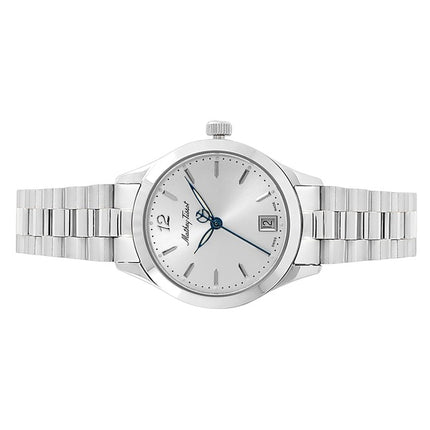Orologio da donna Mathey-Tissot Urban in acciaio inossidabile con quadrante argentato al quarzo D411MAS