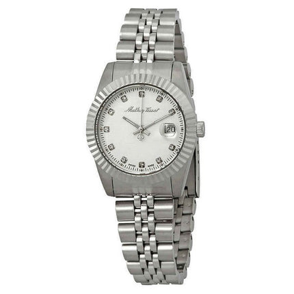 Orologio da donna Mathey-Tissot Mathy III in acciaio inossidabile con quadrante argentato al quarzo D810AI