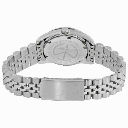 Orologio da donna Mathey-Tissot Mathy III in acciaio inossidabile con quadrante verde al quarzo D810AV