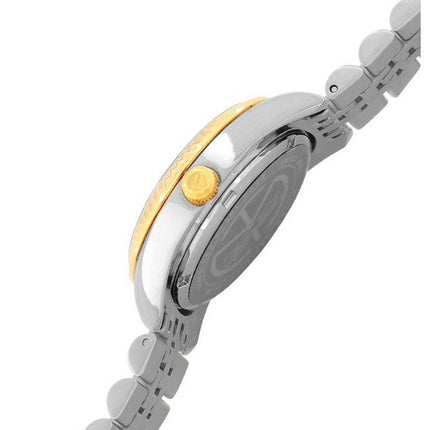 Orologio da donna Mathey-Tissot Mathy III bicolore in acciaio inossidabile quadrante blu al quarzo D810BBU