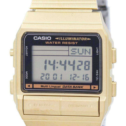 Orologio da uomo Casio Digital 5 Alarm Multi-Lingual DB-380G-1DF DB380G-1DF Orologio da uomo