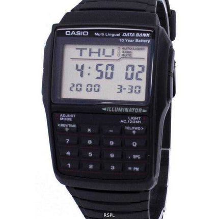 Orologio da uomo Casio Digital Data 5 Alarm Multi-Lingual DBC-32-1ADF DBC-32-1A