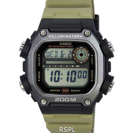 Orologio da uomo Casio Standard Digital Sand Resin Band Quartz DW-291HX-5A DW291HX-5 200M