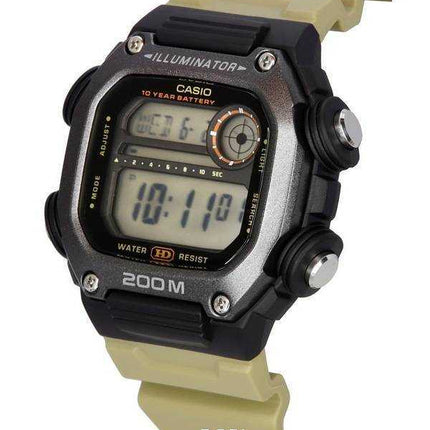 Orologio da uomo Casio Standard Digital Sand Resin Band Quartz DW-291HX-5A DW291HX-5 200M