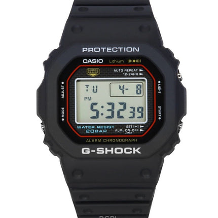 Casio G-Shock Digital ricrea il design originale del primo orologio da uomo G-Shock Quartz DW-5000R-1A 200M