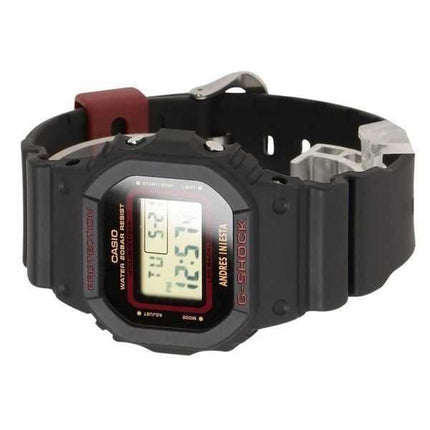 Casio G-Shock Digital Andres Iniesta Collaboration Cinturino in resina al quarzo DW-5600AI-1 200M Orologio da uomo