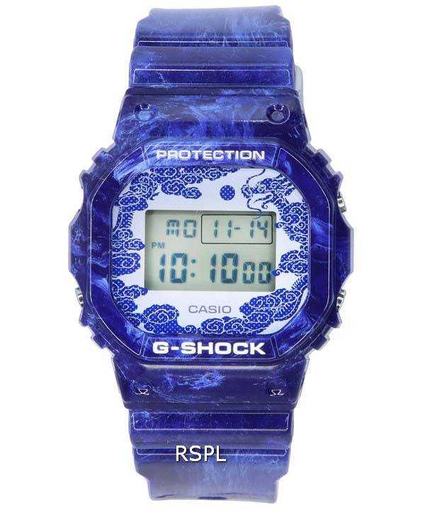 Orologio da uomo Casio Subcrew x G-Shock in edizione limitata al quarzo digitale DW-5600BWP-2 DW5600BWP-2 200M