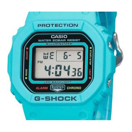 Casio G-Shock Digital Energy Park Series Vivid Blue Bio Based Resin Strap Quartz DW-5600EP-2 200M Orologio da uomo