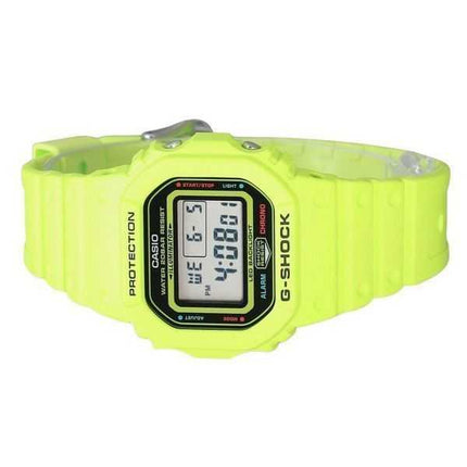 Casio G-Shock Digital Energy Park Series Cinturino in resina a base biologica giallo al quarzo DW-5600EP-9 200M Orologio da uomo