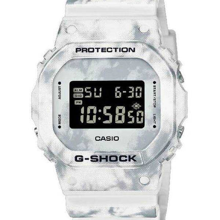 Orologio da uomo Casio G-Shock digitale in resina quadrante bianco al quarzo DW-5600GC-7 DW5600GC-7 200M