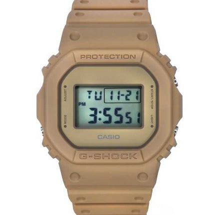 Orologio da uomo Casio G-Shock serie colore naturale cinturino in resina digitale al quarzo DW-5600NC-5 200M