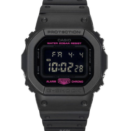 Orologio Casio G-Shock Digital Pink Ribbon con cinturino in resina a base biologica al quarzo DW-5600PK-1 200M da donna