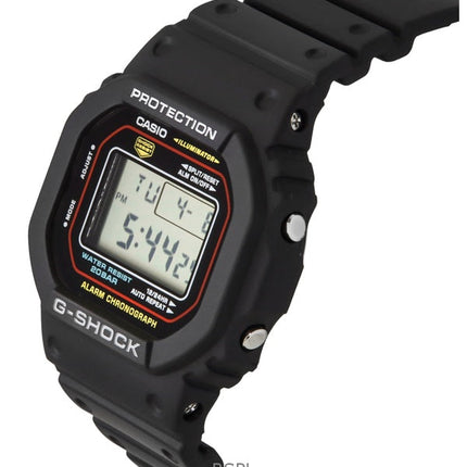 Orologio da uomo Casio G-Shock al quarzo in resina bio-based digitale DW-5600RL-1 200M