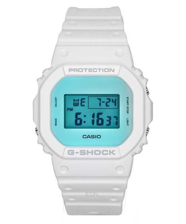 Casio G-Shock Digitale Cinturino in Resina Bianca Quarzo DW-5600TL-7 200M Orologio da Uomo