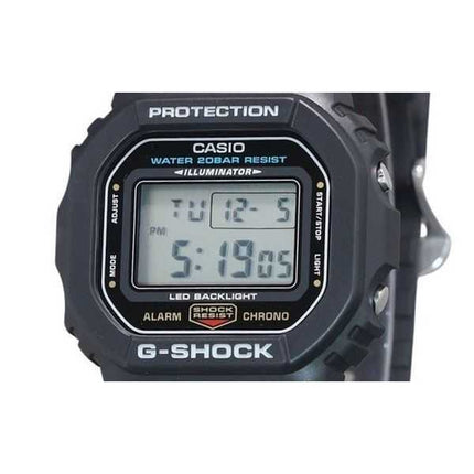 Orologio da uomo Casio G-Shock con cinturino in resina digitale al quarzo DW-5600UE-1 200M