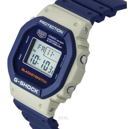 Casio G-Shock Digital BlackEyePatch Collaboration Cinturino in resina a base biologica al quarzo DW-5610BEP-2 200M Orologio da u