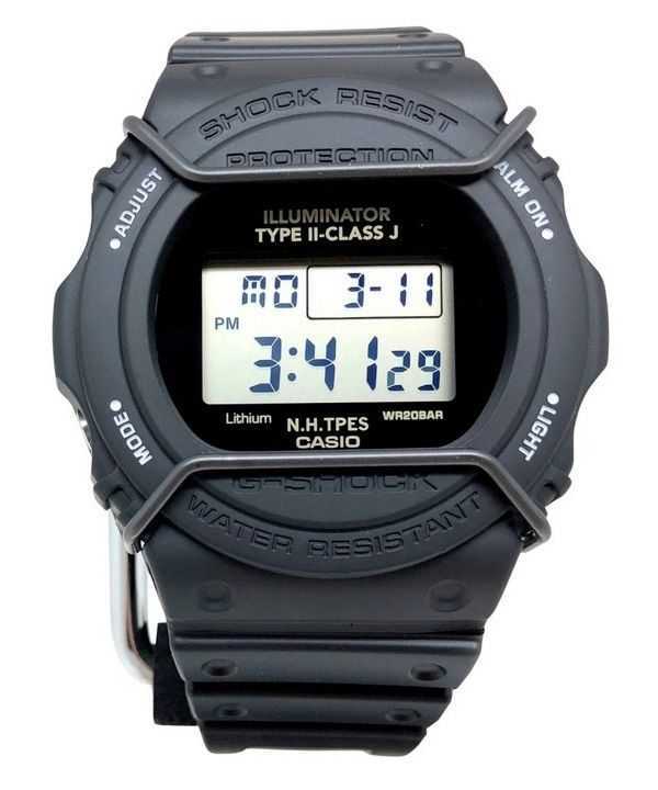 Casio G-Shock Digital N Hoolywood Collaboration Limited Edition Cinturino in resina al quarzo DW-5700NH-1 200M Orologio da uomo