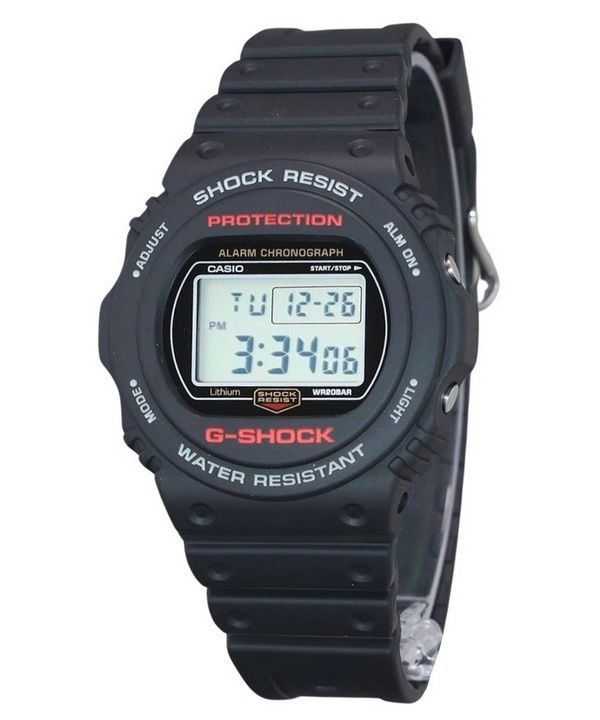 Orologio Casio G-Shock Digital Resin Strap Quartz DW-5750UE-1 200M da uomo