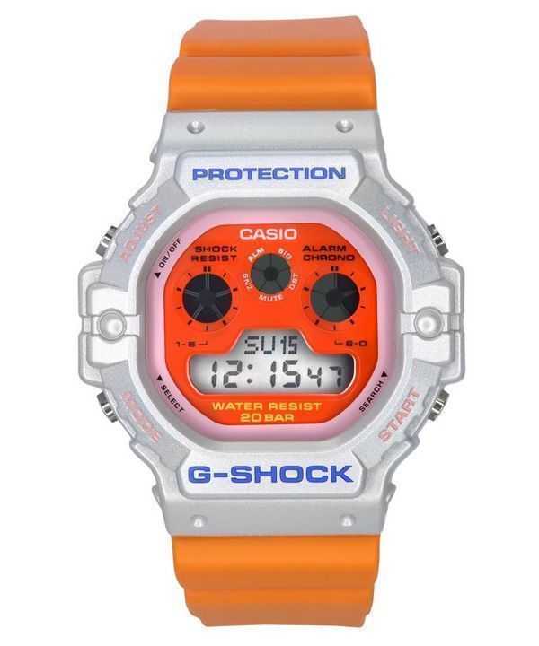 Orologio da uomo Casio G-Shock Euphoria Series digitale con cinturino in resina arancione al quarzo DW-5900EU-8A4 200M