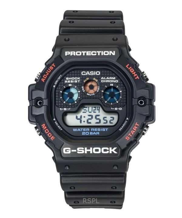Casio G-Shock Digital Resin Strap Quartz DW-5900U-1 200M Men's Watch