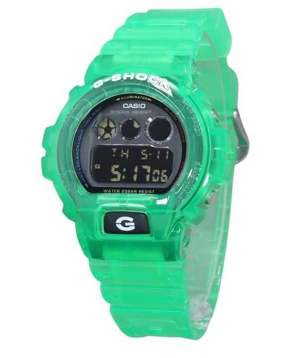 Casio G-Shock Joytopia Digitale Traslucido Verde Cinturino in Resina Quarzo DW-6900JT-3 200M Orologio da Uomo