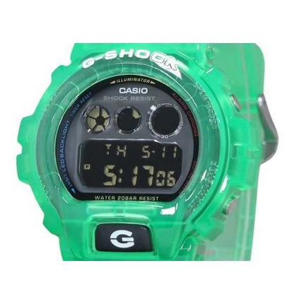 Casio G-Shock Joytopia Digitale Traslucido Verde Cinturino in Resina Quarzo DW-6900JT-3 200M Orologio da Uomo