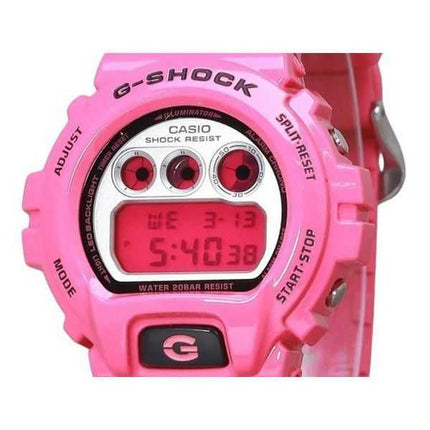 Casio G-Shock Orologio da uomo al quarzo in resina bio-based rosa digitale DW-6900RCS-4 200M
