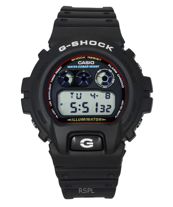 Orologio da uomo Casio G-Shock al quarzo in resina bio-based digitale DW-6900RL-1 200M