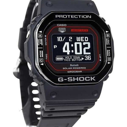 Casio G-shock Move G-Squad Digital Smartphone Link Cinturino in resina a base biologica Solar DW-H5600MB-1A4 Orologio da uomo 20