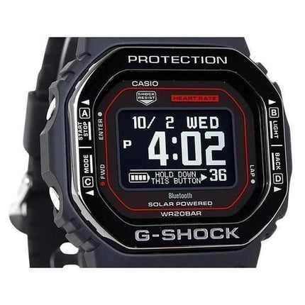 Casio G-shock Move G-Squad Digital Smartphone Link Cinturino in resina a base biologica Solar DW-H5600MB-1A4 Orologio da uomo 20