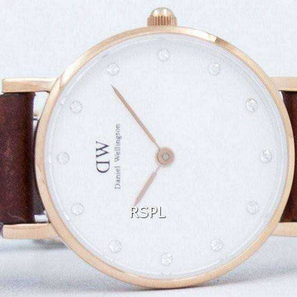 Daniel Wellington Classy St Mawes quarzo cristallo accento DW00100059 (0900DW) orologio da donna