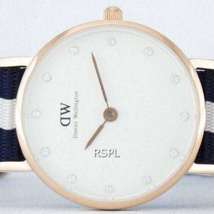 Daniel Wellington Classy Glasgow Quartz Crystal Accent DW00100066 (0908DW) Orologio da donna