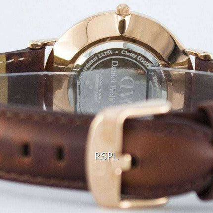 Daniel Wellington Classy St Mawes quarzo cristallo accento DW00100075 (0950DW) orologio da donna